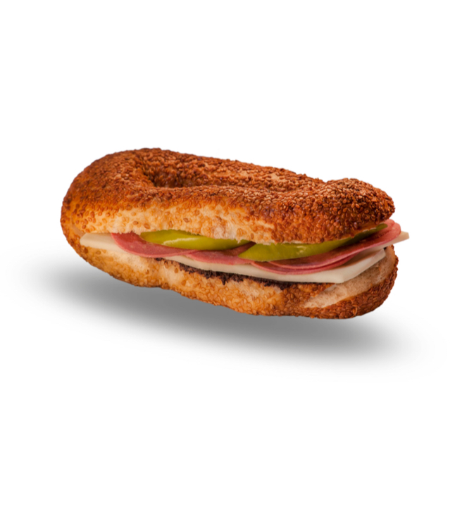 Macar Salamlı Kaşarlı Simit